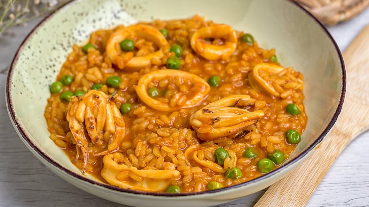 Delicioso Arroz Meloso Con Calamares Una Receta F Cil Y Sabrosa