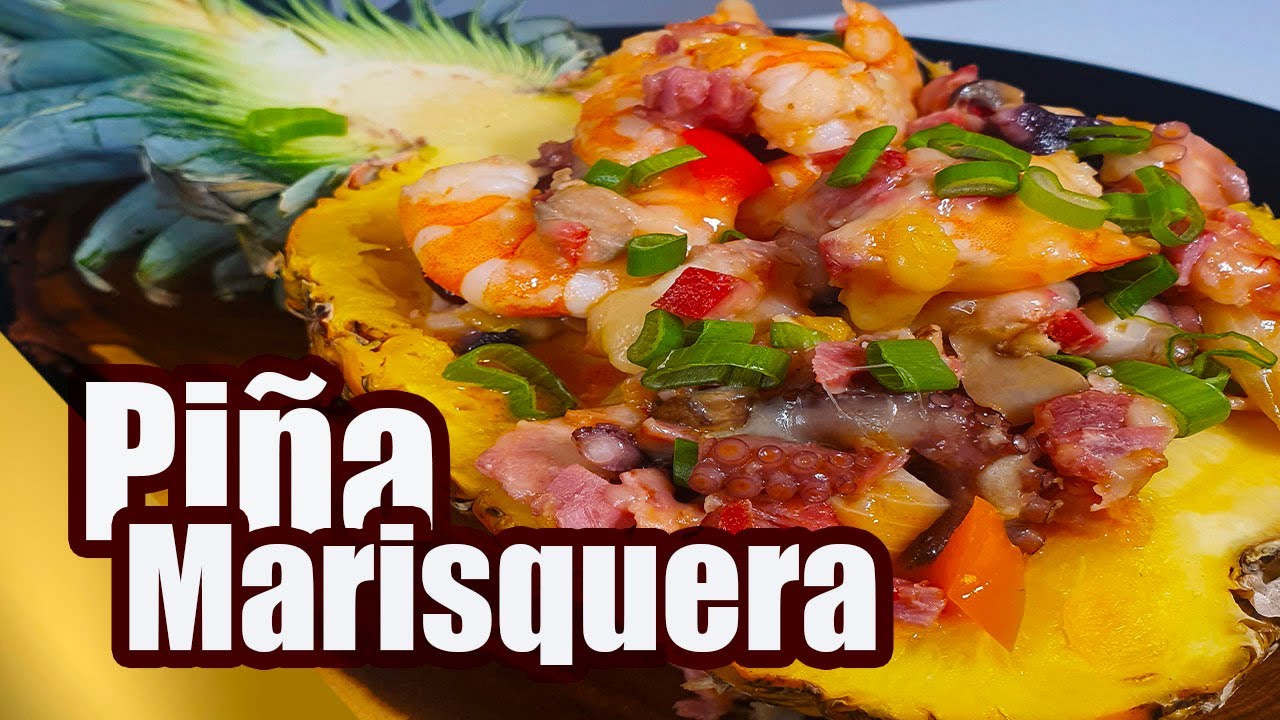 Deliciosa Pina Rellena De Marisco Un Plato Sencillo Y Delicioso