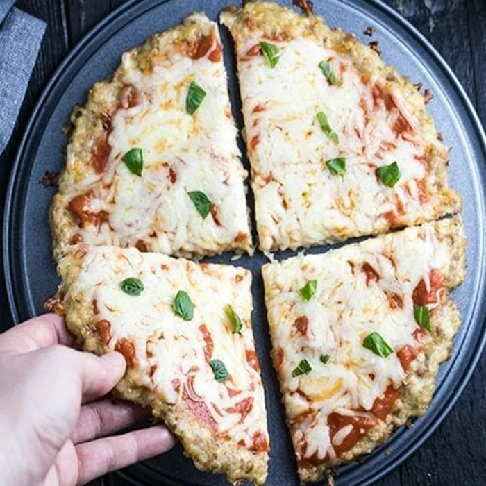 Masa de pizza de pollo sin carbohidratos