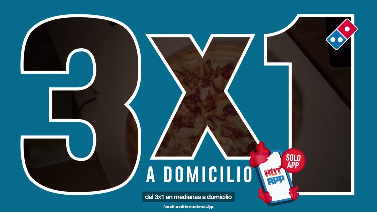 Descubre el Increíble Oferta de 3x1 en Pizzas de Dominos