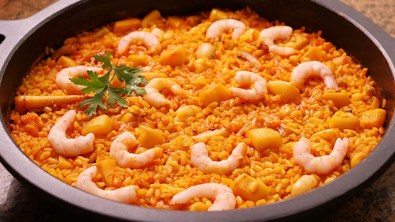 Deliciosa Receta De Arroz Con Sepia Y Gambas 4061