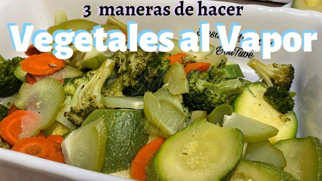 Cocina Saludable: Verduras Al Vapor Con Alinos