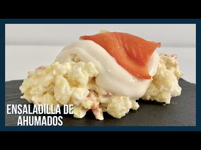 Receta de ensaladilla de ahumados sabrosa y fácil de preparar