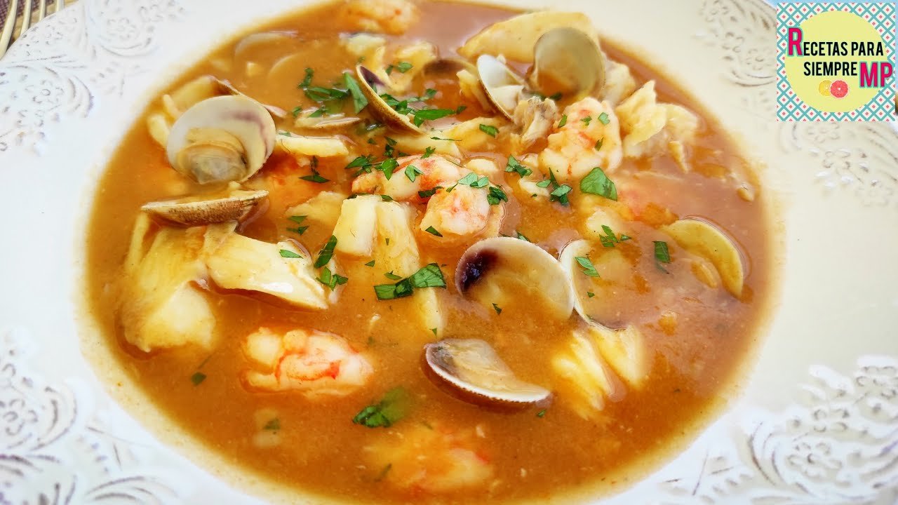 Receta De Sopa De Pescado Y Mariscos Deliciosa Y F cil De Preparar Receta De Sopa De Pescado Y Mariscos Deliciosa Y F cil De Preparar